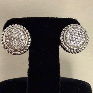 Elegant Silver Stud Earrings